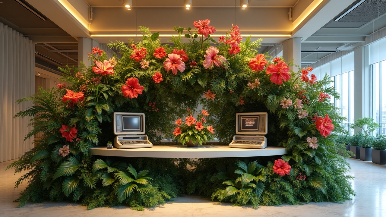 Arrangement floral pour entreprise