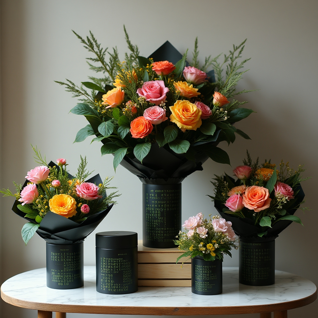 Emballage cadeau exclusif Vbrightgrove avec motifs informatiques rétro